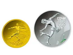 フィギュアスケート金・銀貨