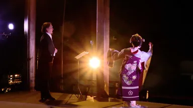 舞妓withオペラ　日吉大社