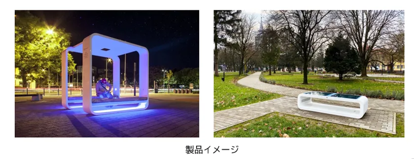 KUUBE社スマートベンチイメージ