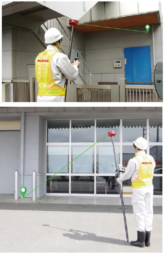 レーザ距離計搭載使用イメージ