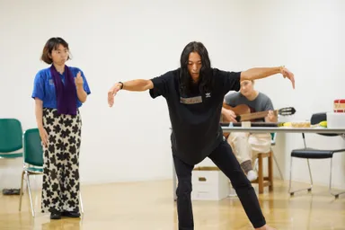 練習風景1　撮影：永井文仁