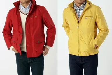 クロコダイルメンズ(左：花粉ガードマウンテンパーカ 右：花粉ガードブルゾン)