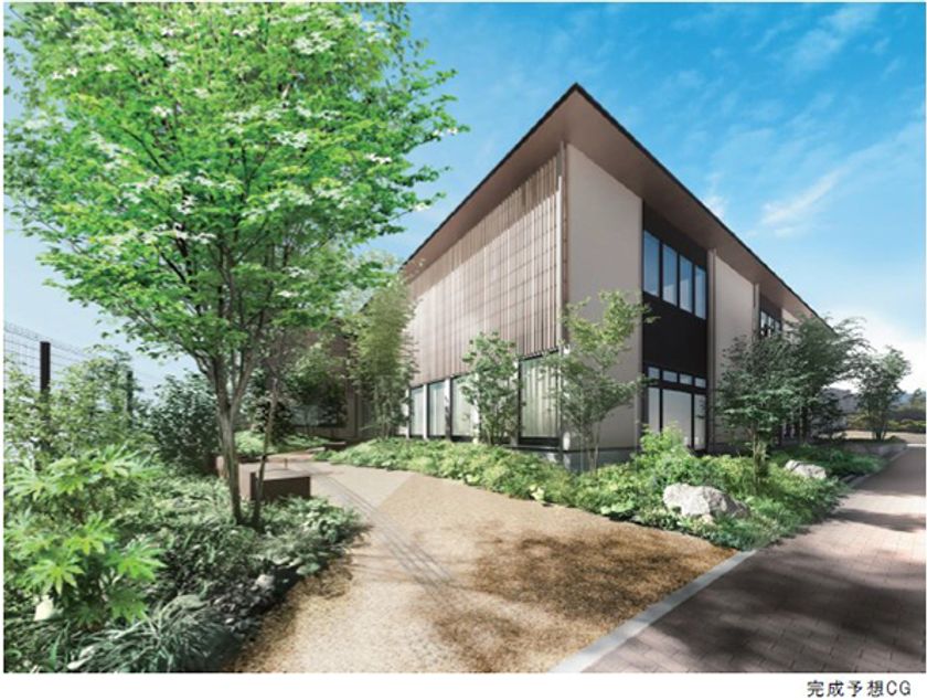 まちびらきから20周年を迎えた彩都で、
「木造」による販売拠点を建設し、
街の新たなコミュニティ拠点に