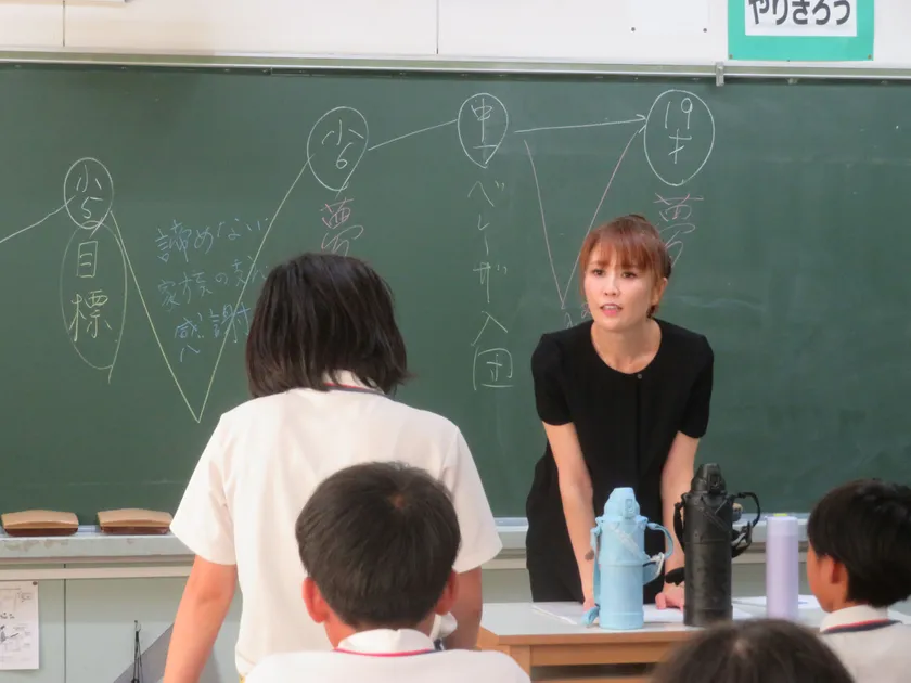 大竹 七未さん(神戸市立妙法寺小学校 トークの時間)