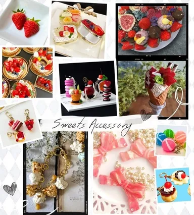 食べたくなるアクセサリーやオブジェ