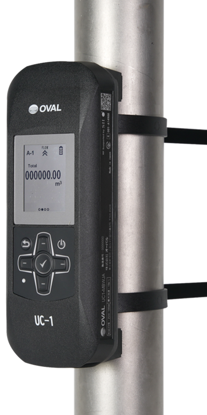 セイコーインスツル、完全工事不要の超音波流量計「UC-1」の取り扱いを開始