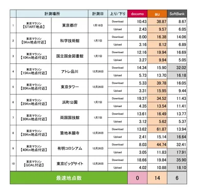 東京マラソン沿道調査
