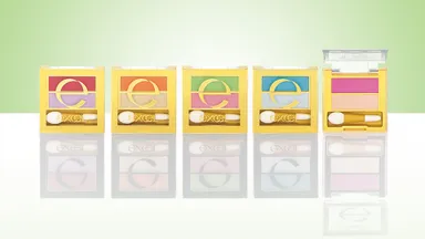 エクセル デュアルアイシャドウ N 全5 色 各1,200 円（税抜）