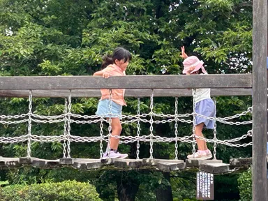 公園での外遊び