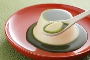 旅館大村屋　抹茶プリン