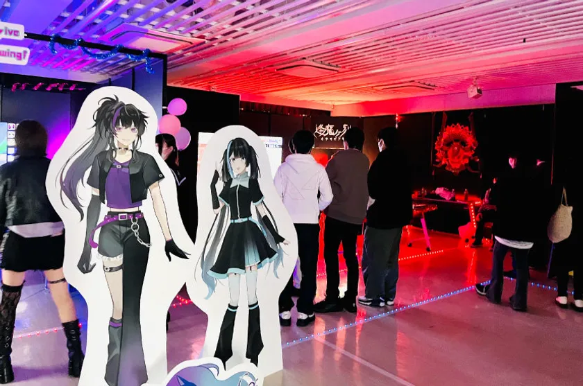 昨年の卒業・修了制作展の様子　ゲーム学科