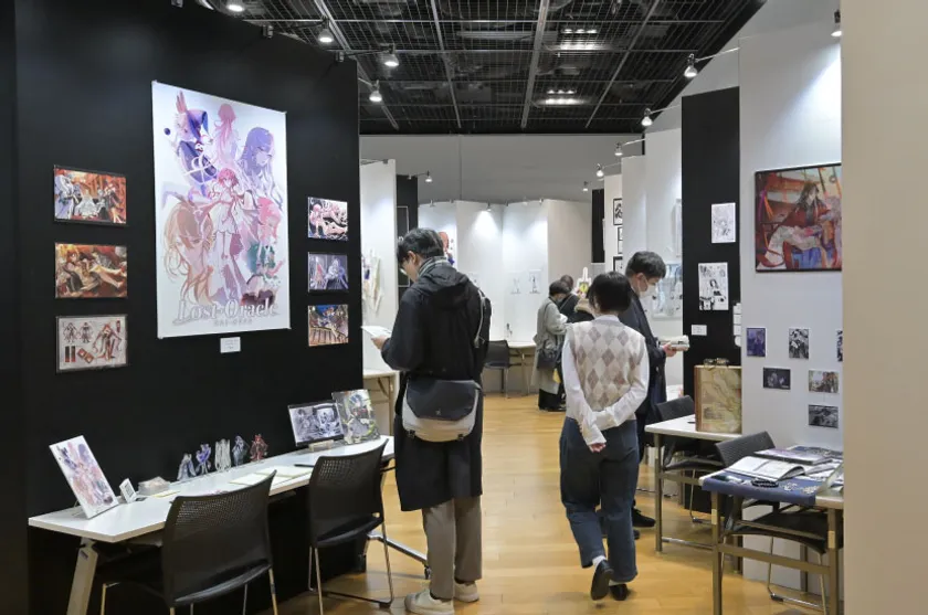 昨年の卒業・修了制作展の様子 マンガ学科