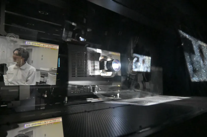 昨年の卒業・修了制作展の様子 映像学科