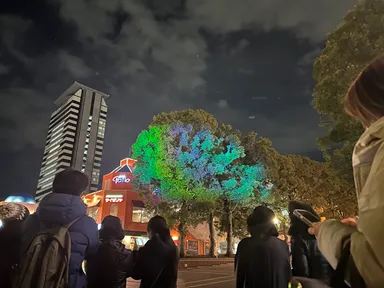 プロジェクションマッピングの様子(3)