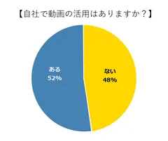 自社で動画の活用はありますか？