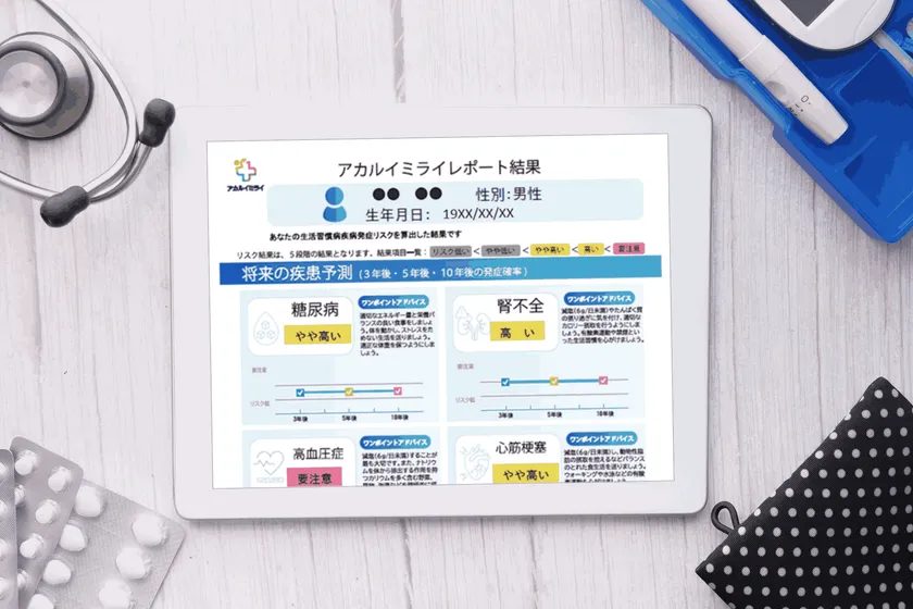 <レポート(サンプル画像)>