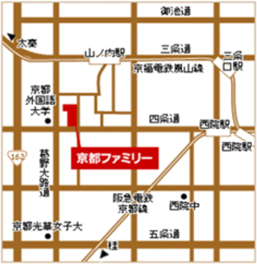 画像13 京都ファミリー位置図