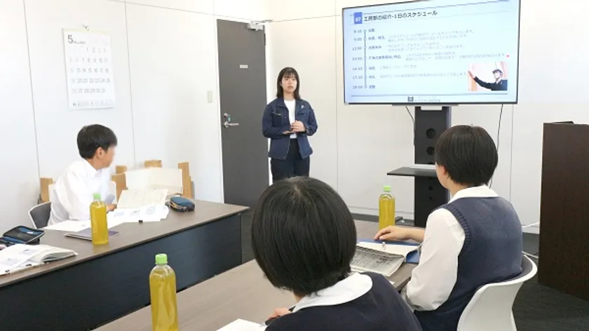 工務部の説明の様子