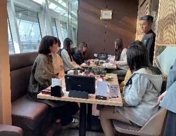 空港店にて最終試食会