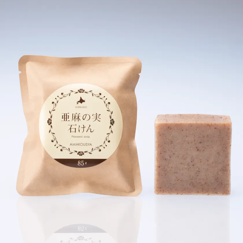 亜麻の実石けん フローラルフォレストの香り 85g／2,200円(税込)