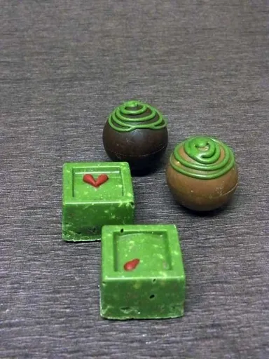 抹茶風味のオリジナルチョコレート