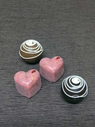 フランボワーズ風味のオリジナルチョコレート