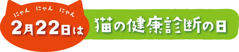 2月22日は猫の健康診断の日