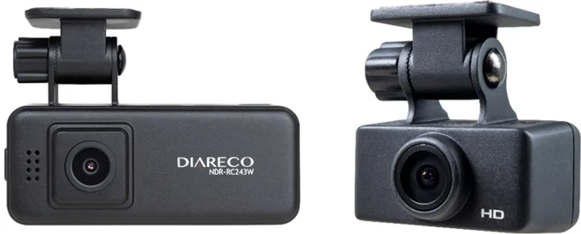 200万画素のフロントカメラに、100万画素のリアカメラを加えた「NDR-RC243W」