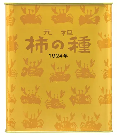 元祖柿の種100年記念缶