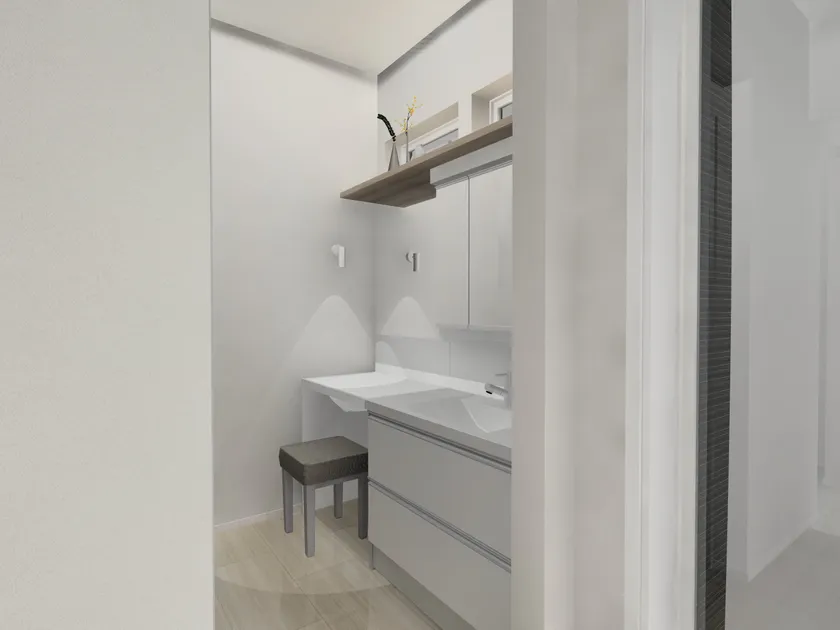 洗面所 イメージパース