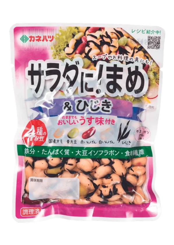 サラダに!まめ&ひじき