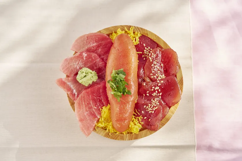 まぐろとめんたいドーーーーーン ~かねふく明太子~