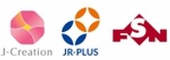 株式会社JR東日本サービスクリエーション、株式会社JR東海リテイリング・プラス、株式会社ジェイアール西日本フードサービスネットのロゴ