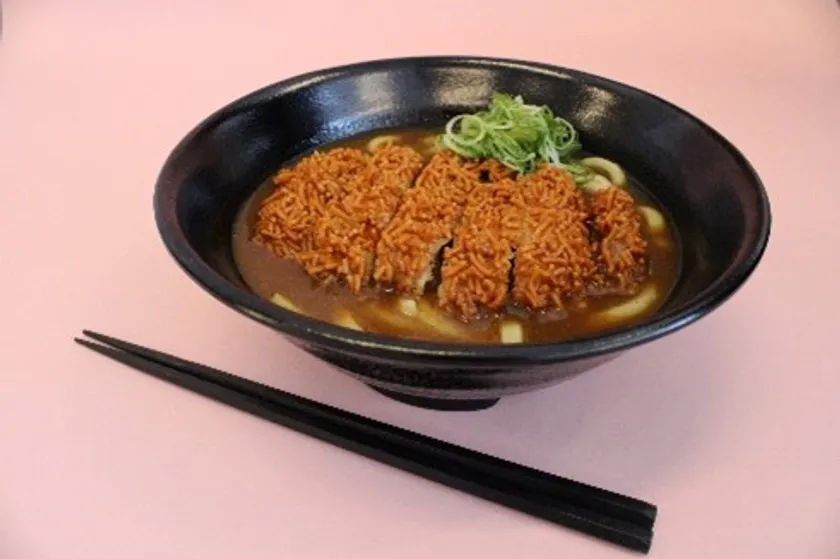 ベビースターカツカレーうどん