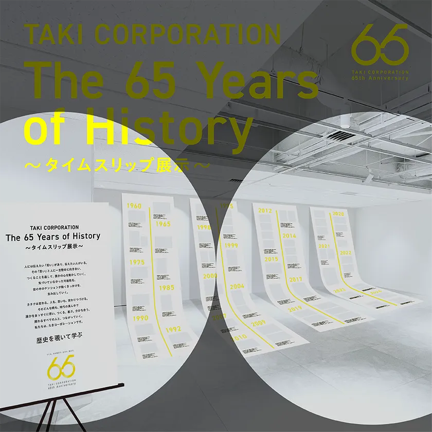 The 65 Years of History ~タイムスリップ展示~