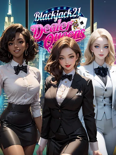 Blackjack 21 - Dealer Queens　キーアート5