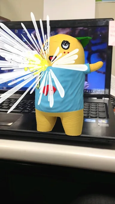 梨汁ぶしゃー！ (C)ふなっしー