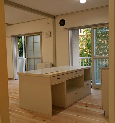 リノベーション後の台所