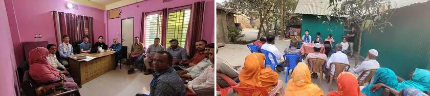 現地農業関係者との打合せ・ヒアリングの様子