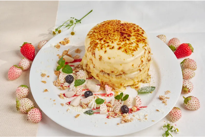 ホワイトショコラブリュレパンケーキ