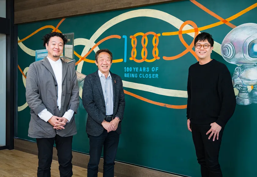 (左) Takram Japan株式会社 田仲薫さん (中央) NJC 田中啓一 (右)KESIKI INC. 石川俊祐さん