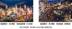 別府温泉郷・草津温泉