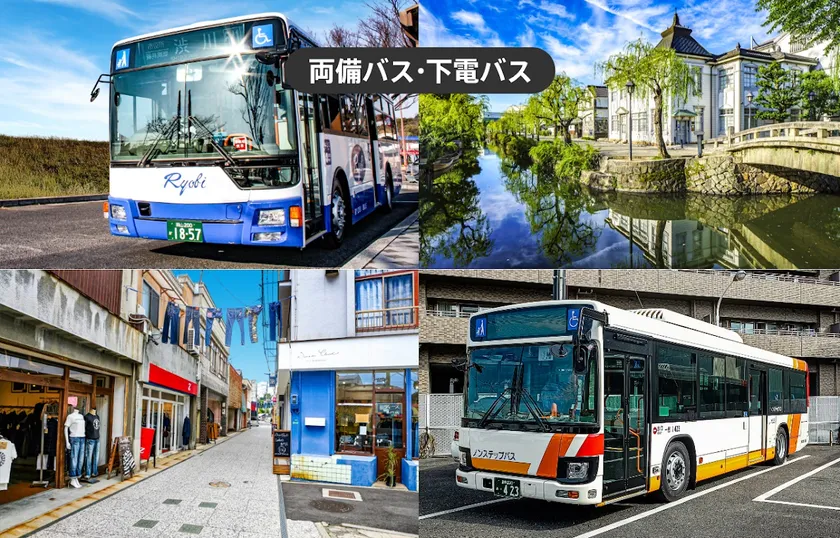 「倉敷フリーパス1日乗車券(土日祝限定)」イメージ画像