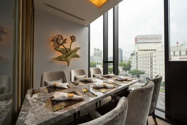 贅沢な個室空間