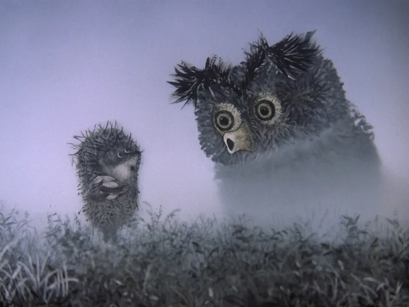 『霧の中のハリネズミ』(1975年/10分)(C) Morc Inc.