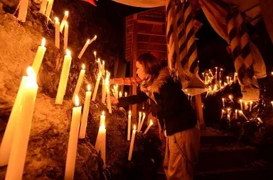 『沢田ろうそくまつり』1