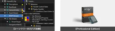 シーンツリーのUI/UX改善、Professional Edition