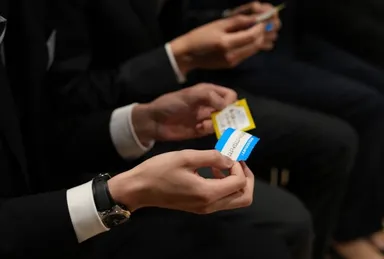 グループ各社社長のメッセージ入りくじ券