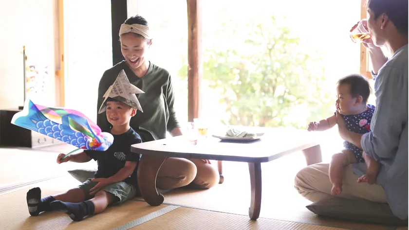 空におよぐ 室内飾り鯉のぼり07