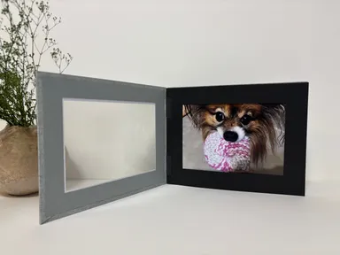 フォトフレーム台紙の見開き